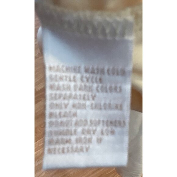 E.P. Pro Tour Tech Golf Shirt Womens Med Pale Yellow Pink Trim Nylon Spandex - Picture 7 of 8